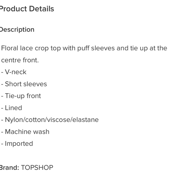 NWT Topshop Blouse - Picture 4 of 4